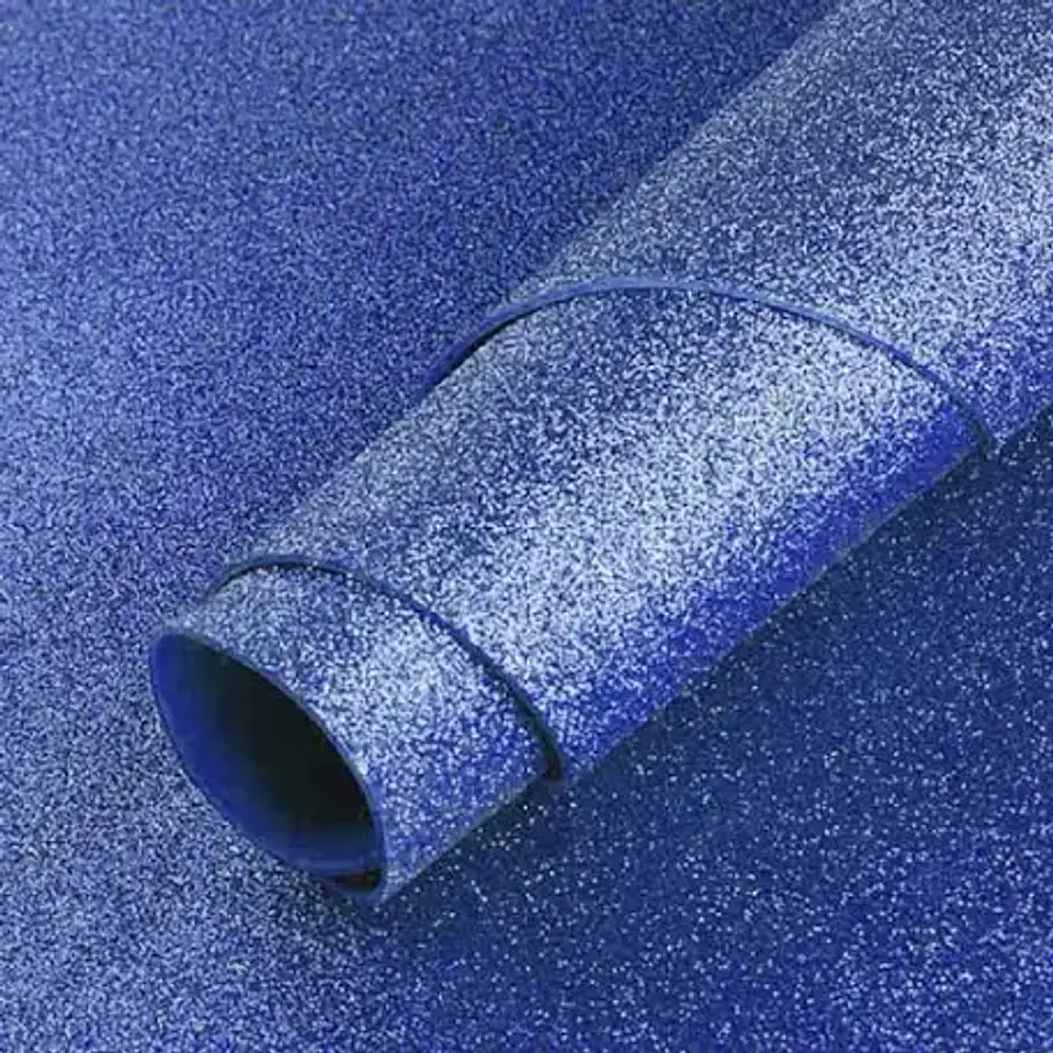 GOMA EVA AZUL GLITTER 60x40 PQT 10UNDS 2