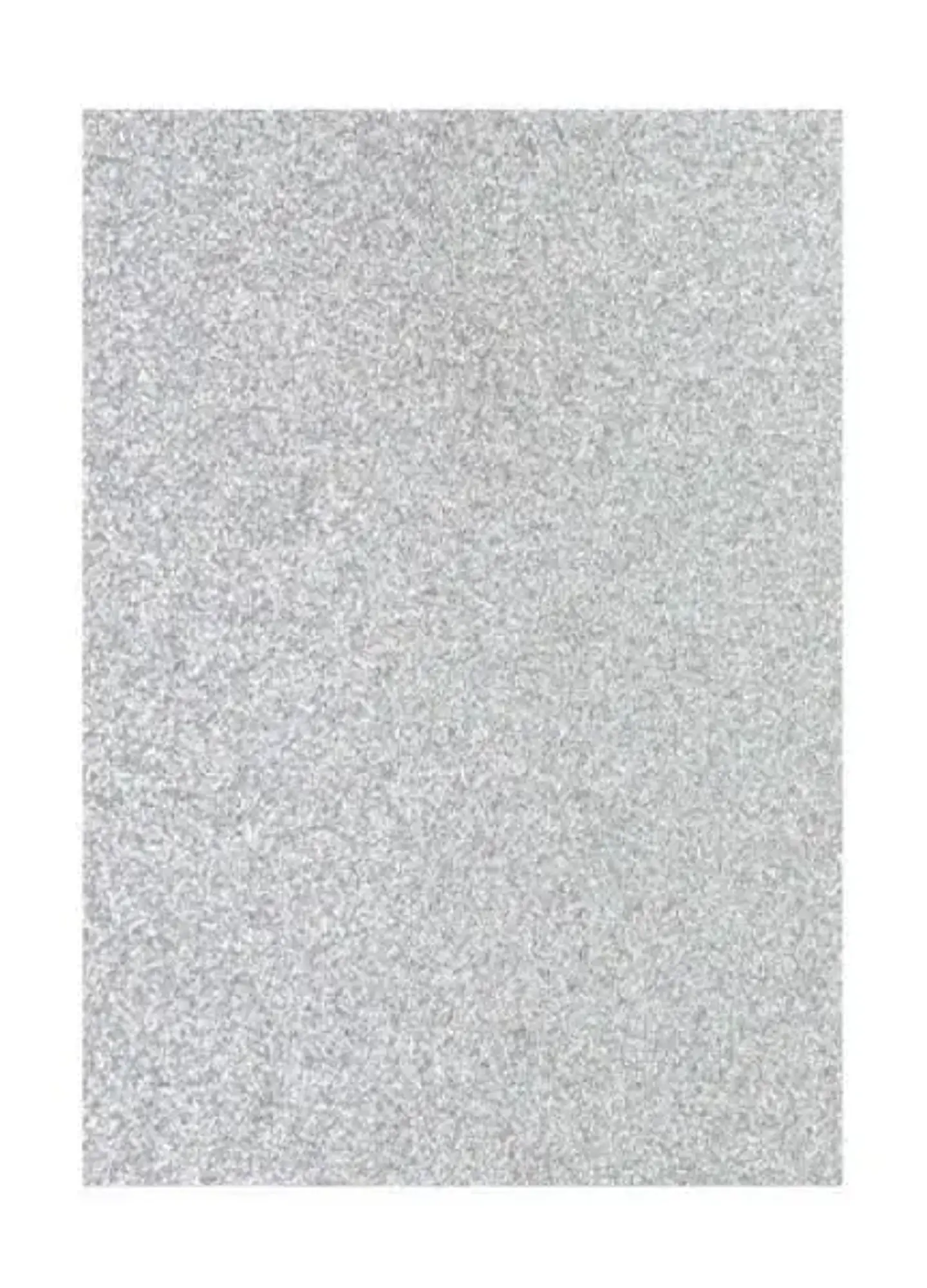 GOMA EVA PLATEADO GLITTER 60x40 PQT 10UNDS 1