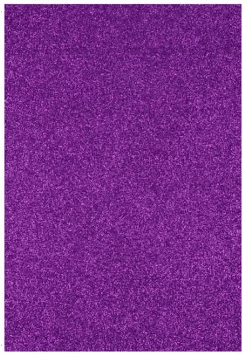GOMA EVA MORADO GLITTER 60x40 PQT 10UNDS
