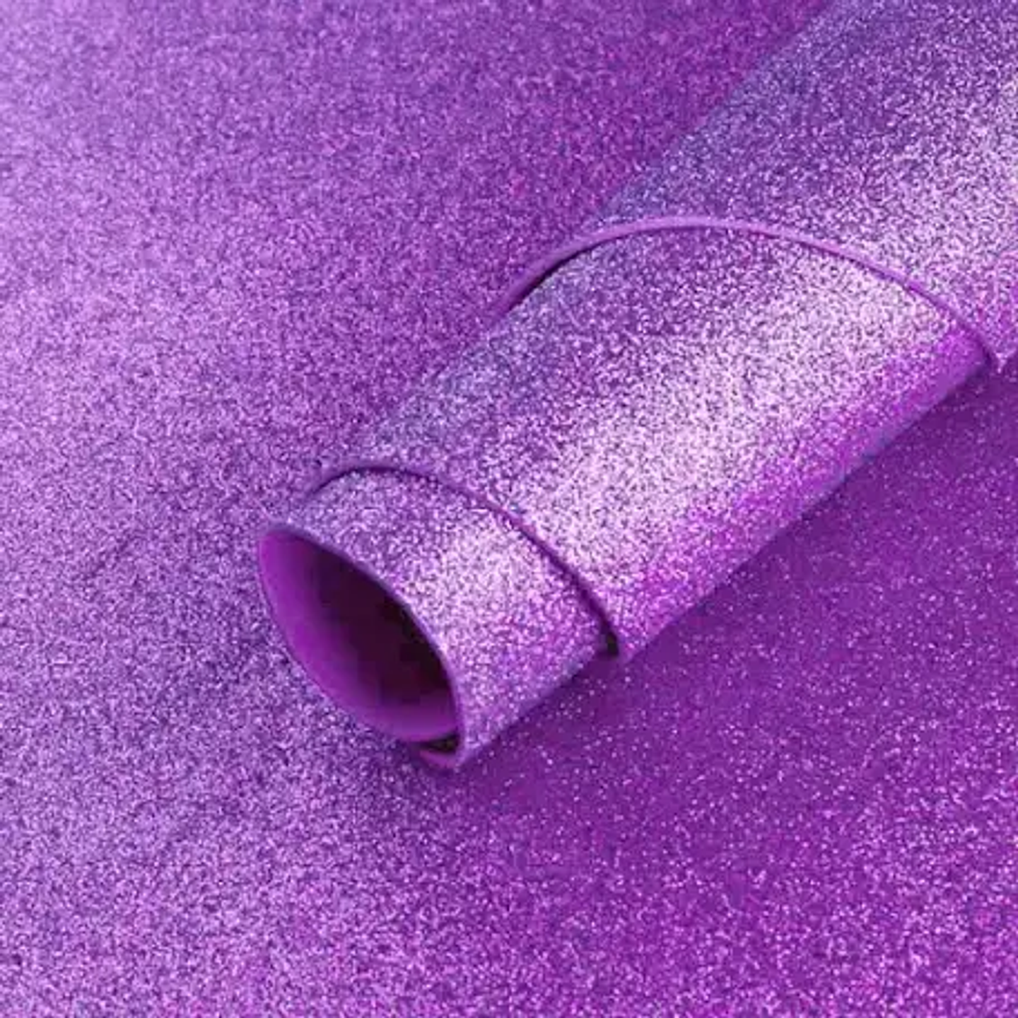 GOMA EVA MORADO GLITTER 60x40 PQT 10UNDS 2