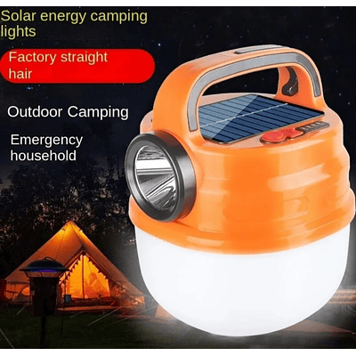 LÁMPARA LINTERNA SOLAR HURRY BOLT 500 LUMENES