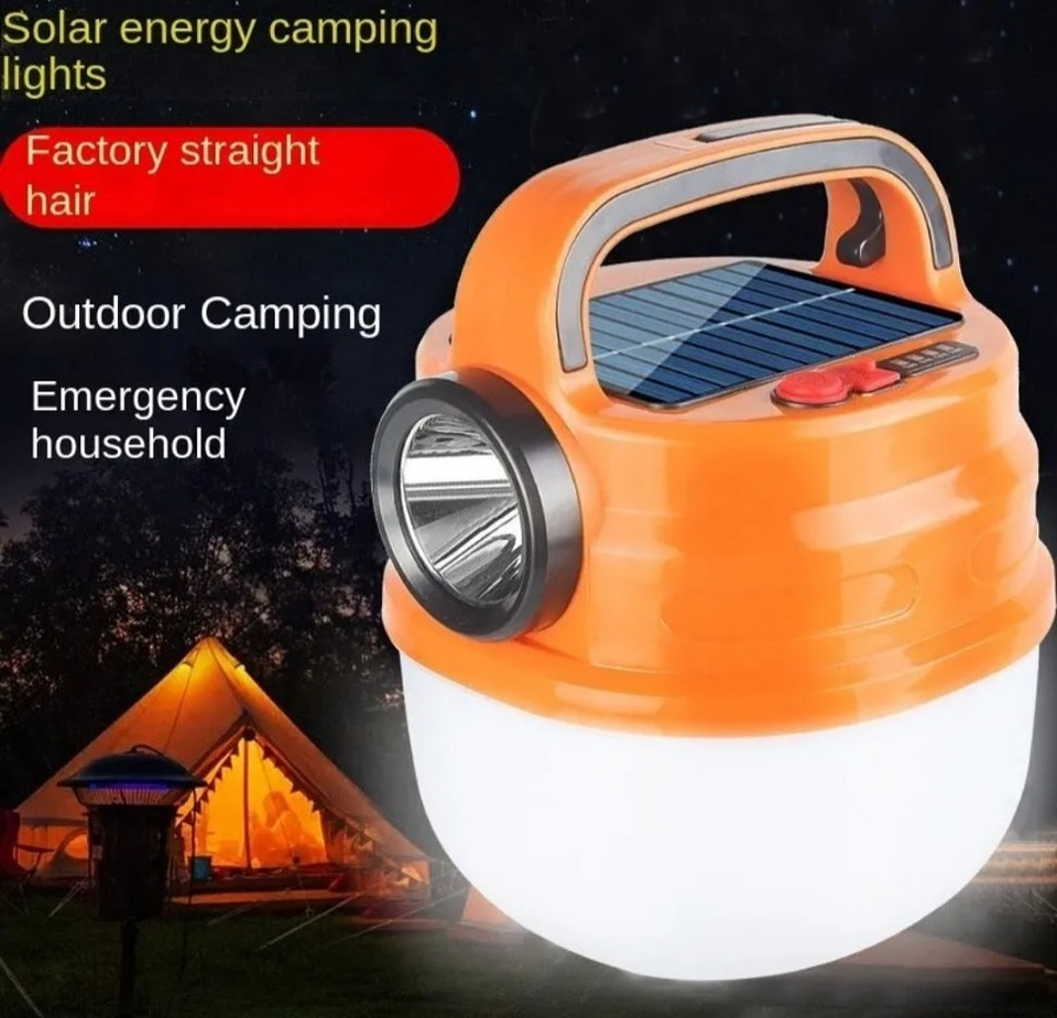 LÁMPARA LINTERNA SOLAR HURRY BOLT 50W 3