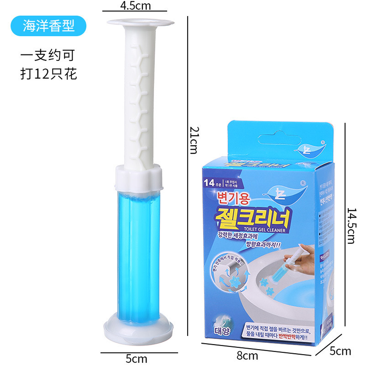 GEL DESINFECTANTE DE INODORO CON APLICADOR 6