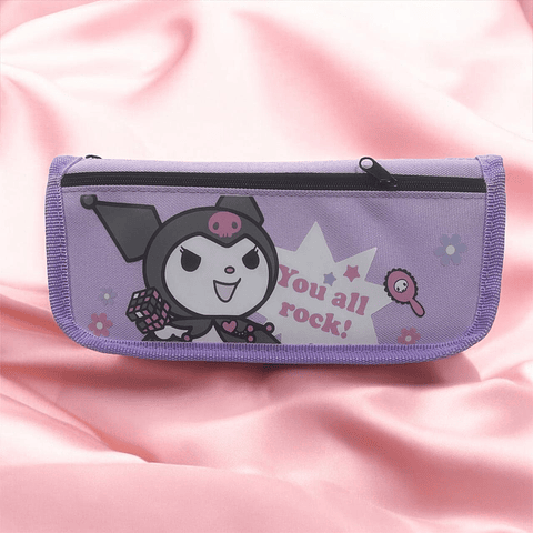 CARTUCHERA KUROMI DOBLE CIERRE 