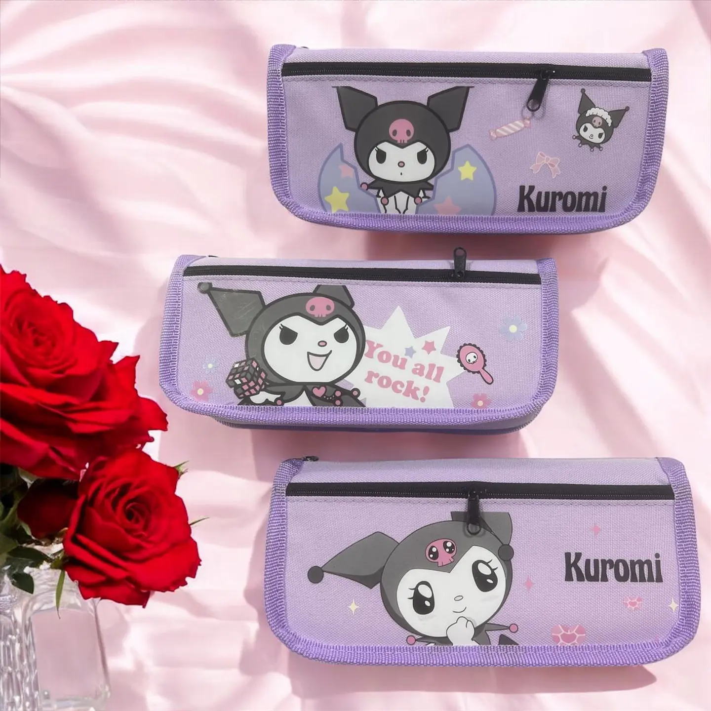 CARTUCHERA KUROMI DOBLE CIERRE  5