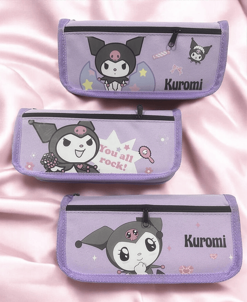 CARTUCHERA KUROMI DOBLE CIERRE 