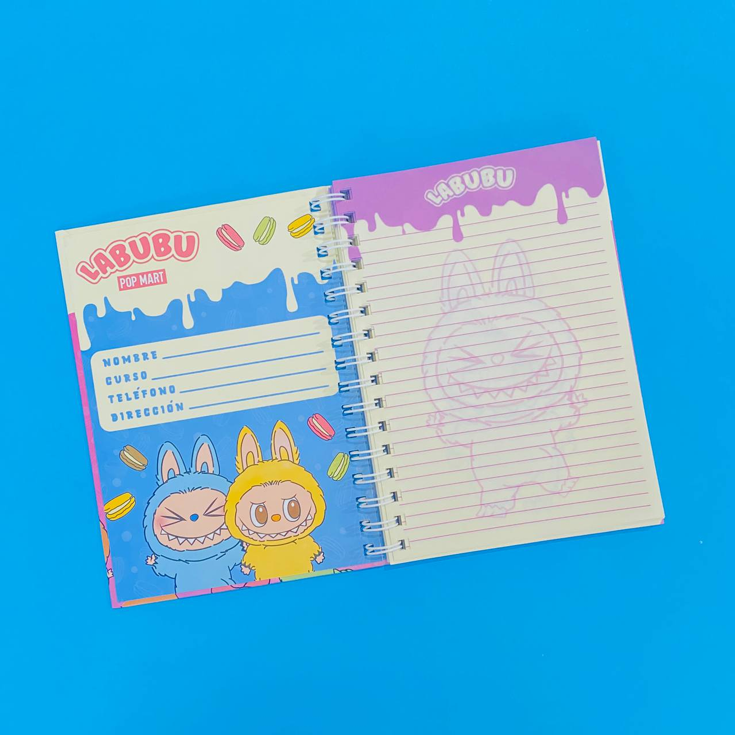 LIBRETA TAPA DURA LABUBU 2