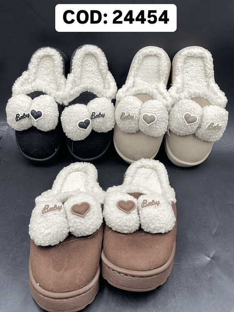 PANTUFLA DAMA CHIPORRO PLANTA DURA 36/37 38/39 40/41 HORMA CHICA