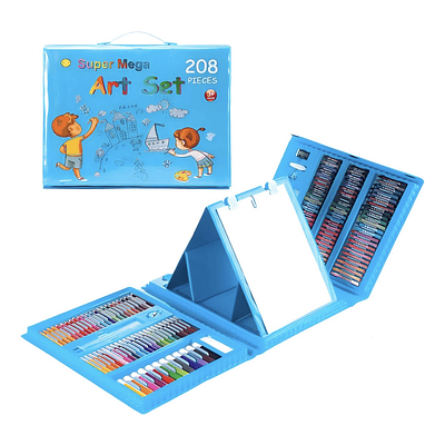 SET DE COLORES DE ARTE 208PZS GRANDE 40x30CM