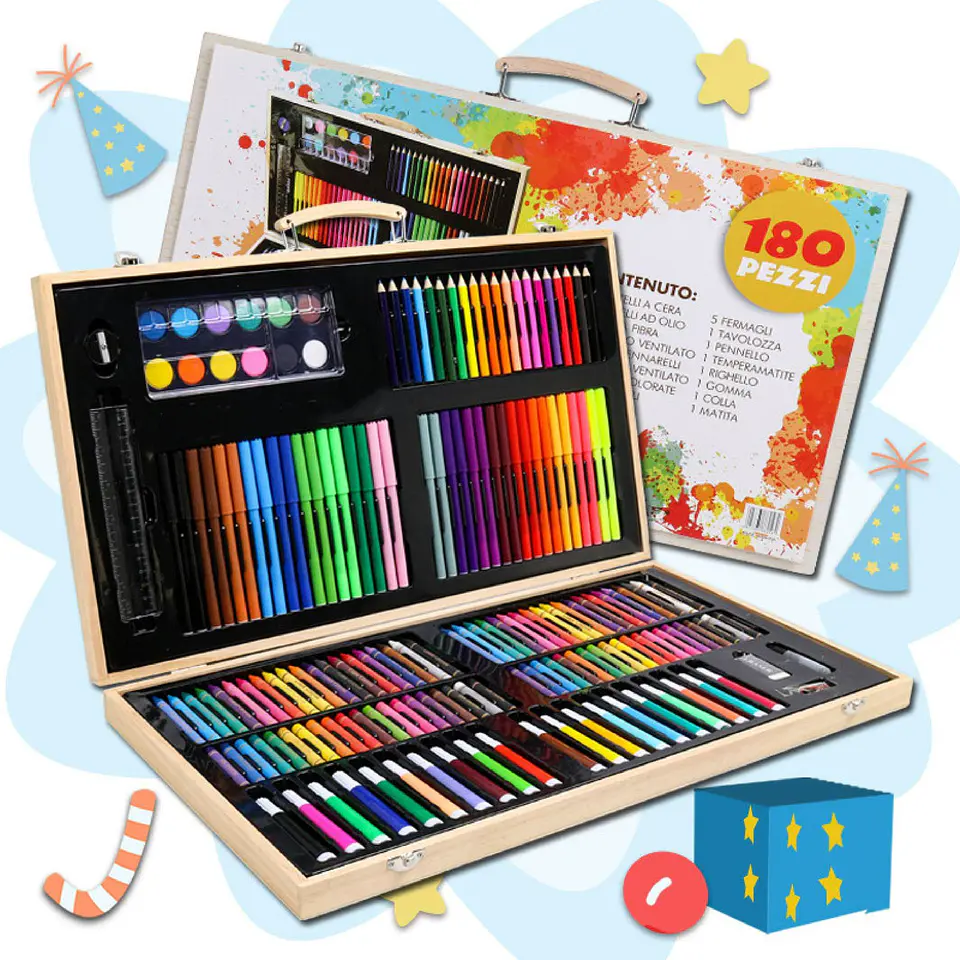 SET DE ARTE DE MADERA 180PZS 1