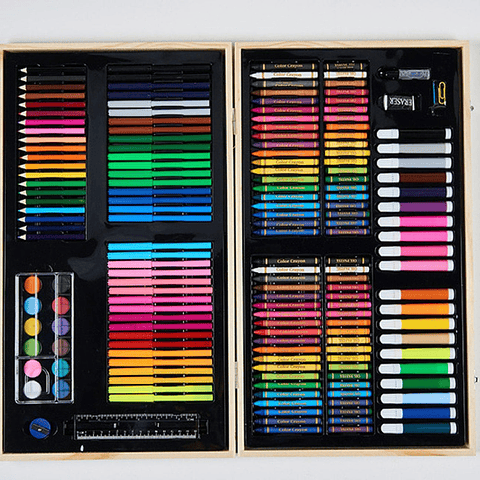 SET DE ARTE DE MADERA 180PZS