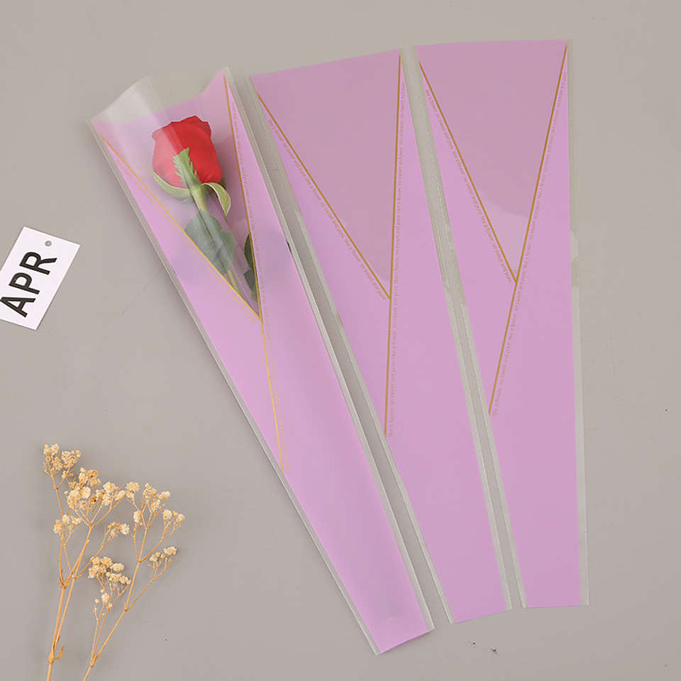 SOBRE PARA ROSAS CELOFAN PQT 50 SOBRES 45CM 6