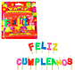 VELA LETRAS FELIZ CUMPLEAÑOS - Miniatura 1