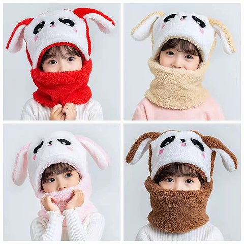 GORRO CUELLO CHIPORRO NIÑO, OREJAS DE CONEJO