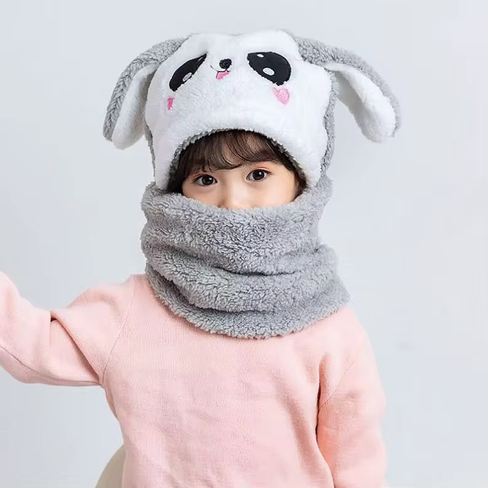 GORRO CUELLO CHIPORRO NIÑO, OREJAS DE CONEJO 8