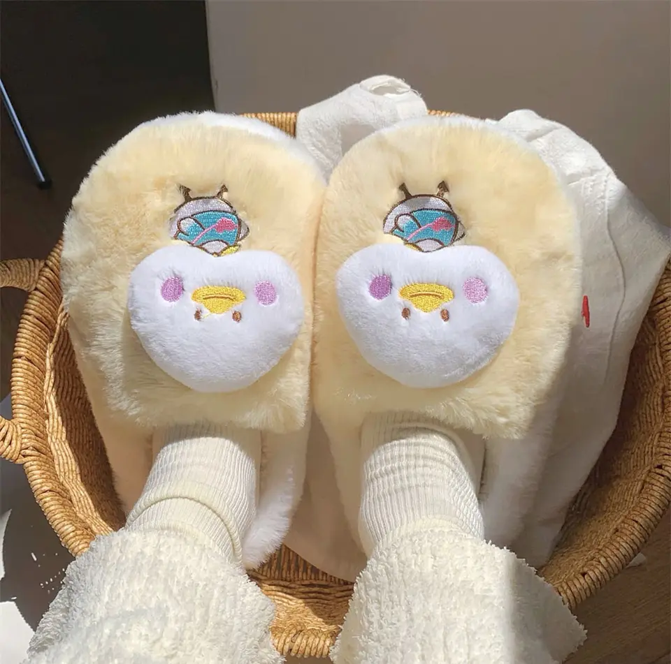 PANTUFLA PELUCHE PATITO 36/37 38/39 40/41 1