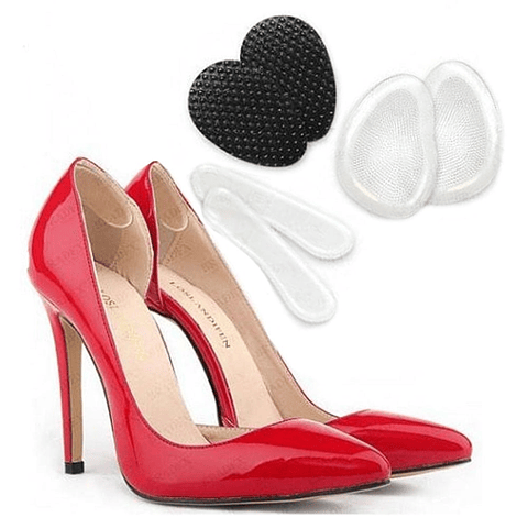 KIT 3 EN 1 PLANTILLAS DE GEL DE SILICONA PARA ZAPATOS DE TACÓN
