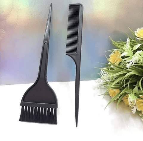 DOCENA SET DE TINTURA CABELLO PEINE+CEPILLO APLICADOR 