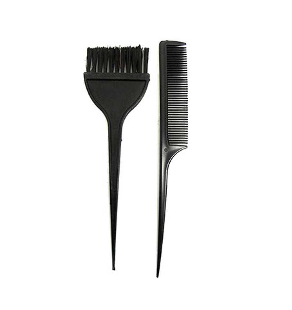 DOCENA SET DE TINTURA CABELLO PEINE+CEPILLO APLICADOR  5