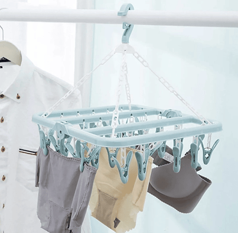 COLGADOR DE ROPA PLEGABLE 32 PERRITOS 