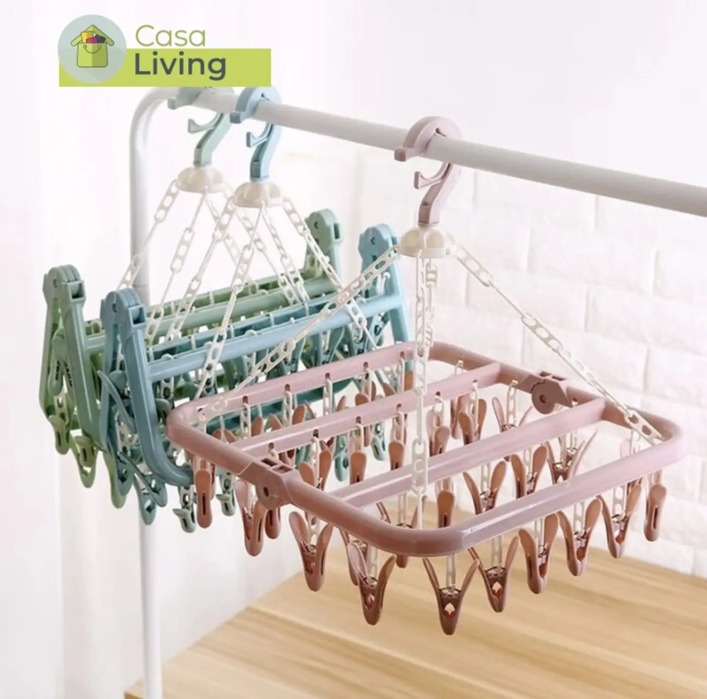 COLGADOR DE ROPA PLEGABLE 32 PERRITOS  3