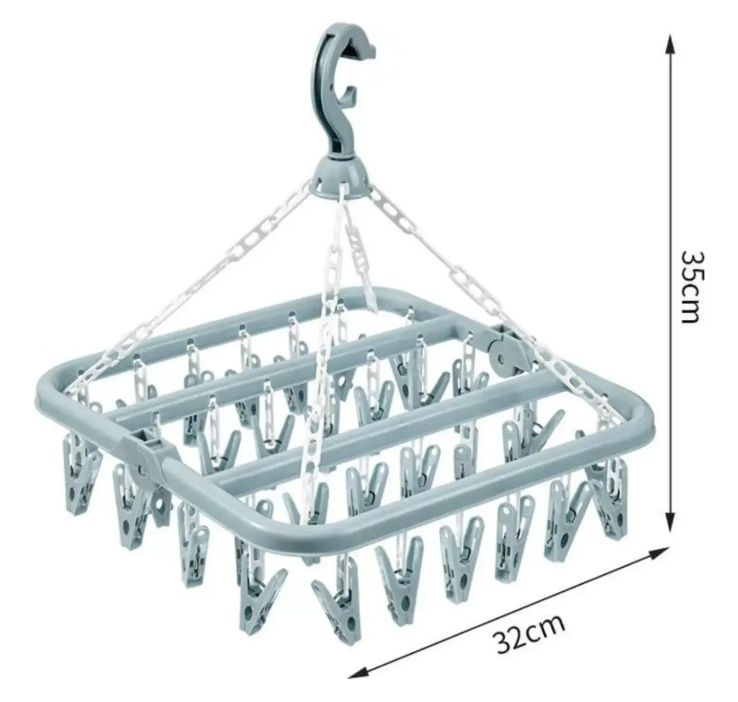 COLGADOR DE ROPA PLEGABLE 32 PERRITOS  6