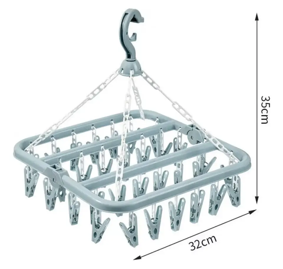 COLGADOR DE ROPA PLEGABLE 32 PERRITOS  6