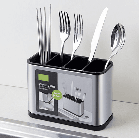 ESCURRIDOR DE CUBIERTOS DE ACERO INOXIDABLE 