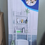 RACK ORGANIZADOR DE BAÑO DE METAL 