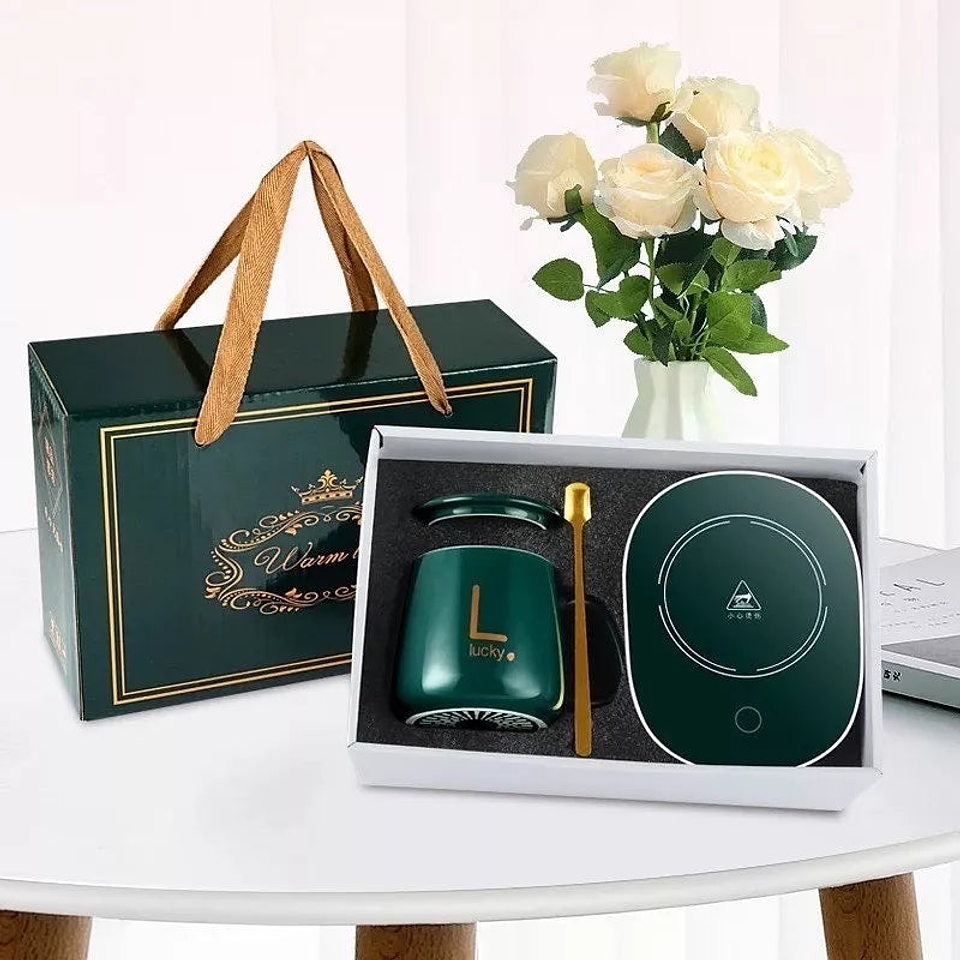 TAZA CON CALENTADOR ELÉCTRICO+CUCHARITA 3