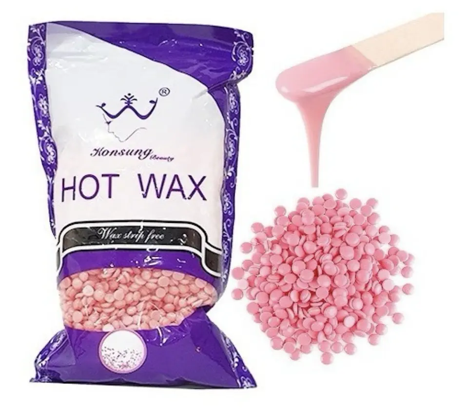 CERA DEPILATORIA GRANULADA ELÁSTICA HOT WAX 500GR 1