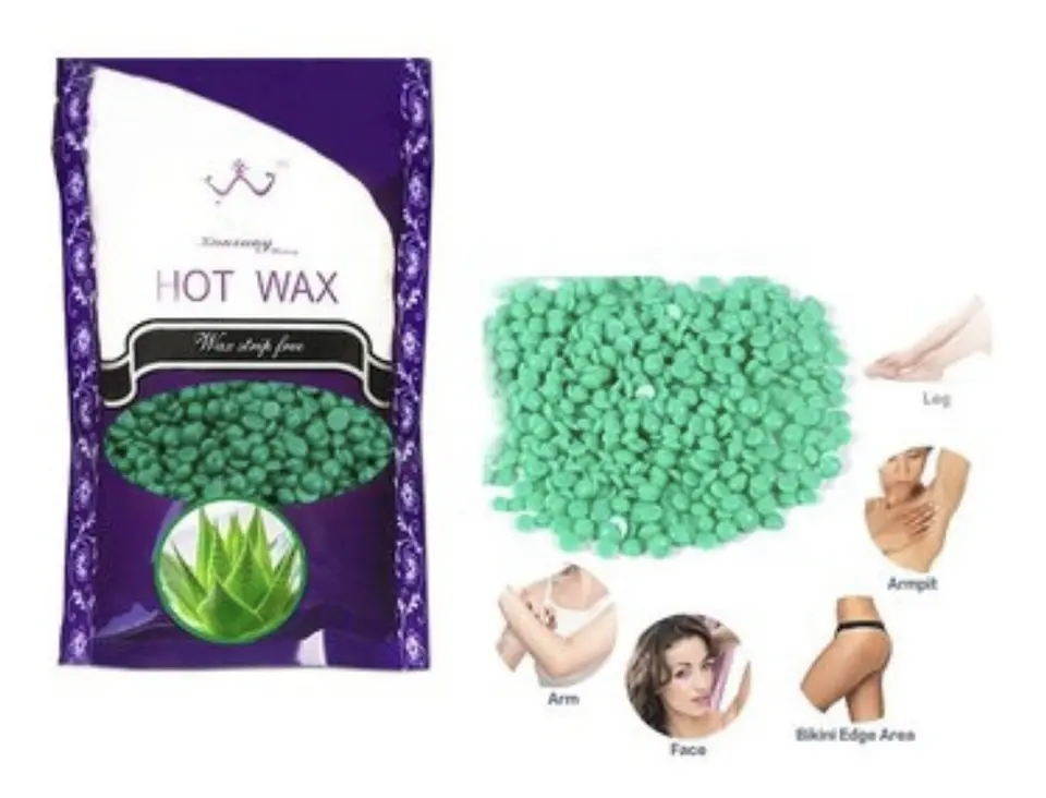 CERA DEPILATORIA GRANULADA ELÁSTICA HOT WAX 500GR 2