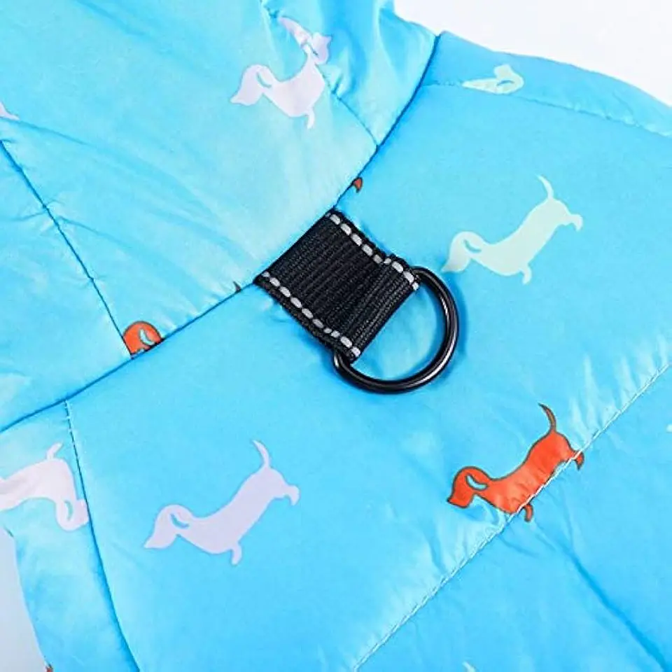 PARKA CHAQUETA CON GORRO Y POLAR PARA MASCOTAS RAZA MEDIANA, PEQUEÑA, CACHORRO 5