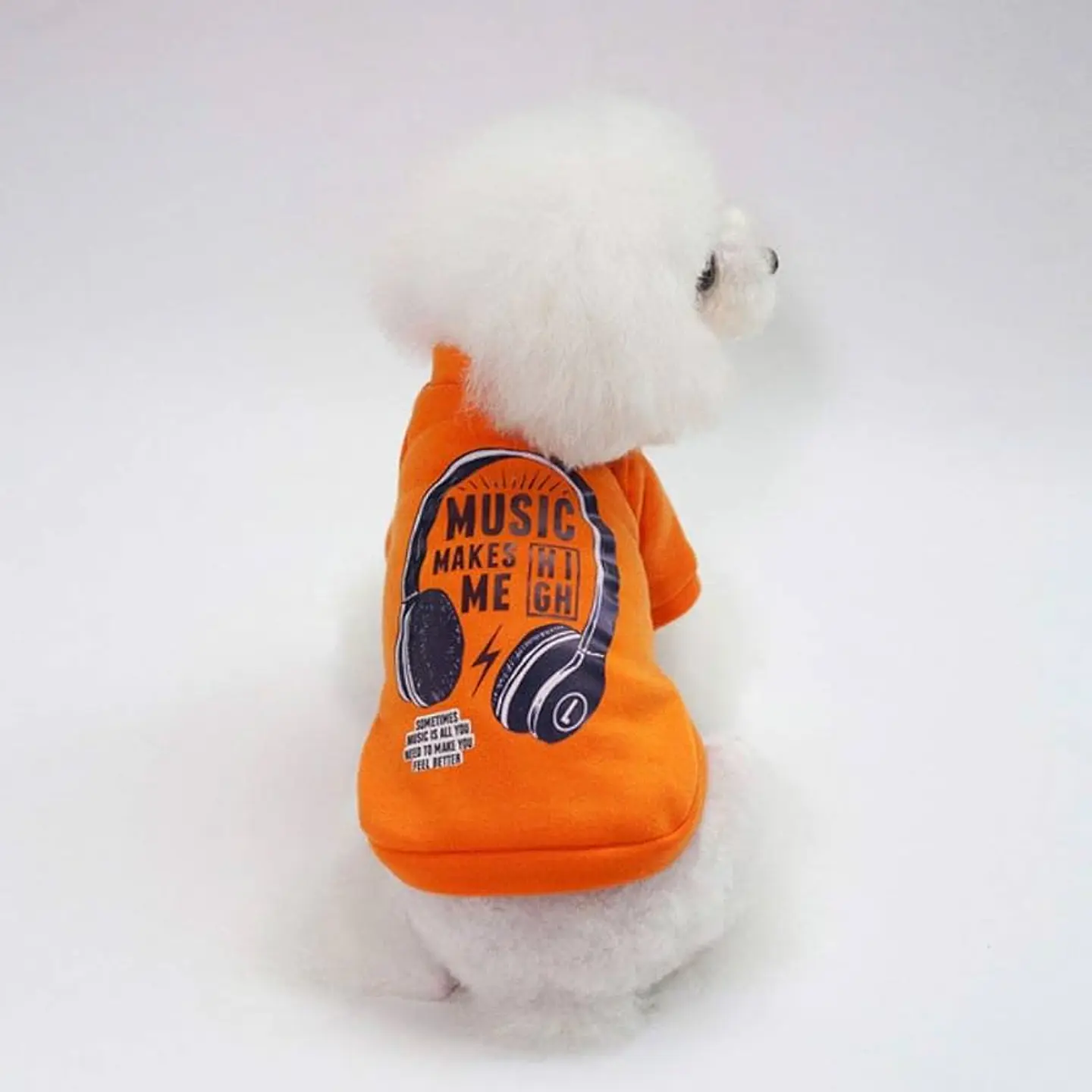 POLERON POLAR MASCOTA RAZA MEDIANA, PEQUEÑA, CACHORRO (SOLO NARANJA) 4