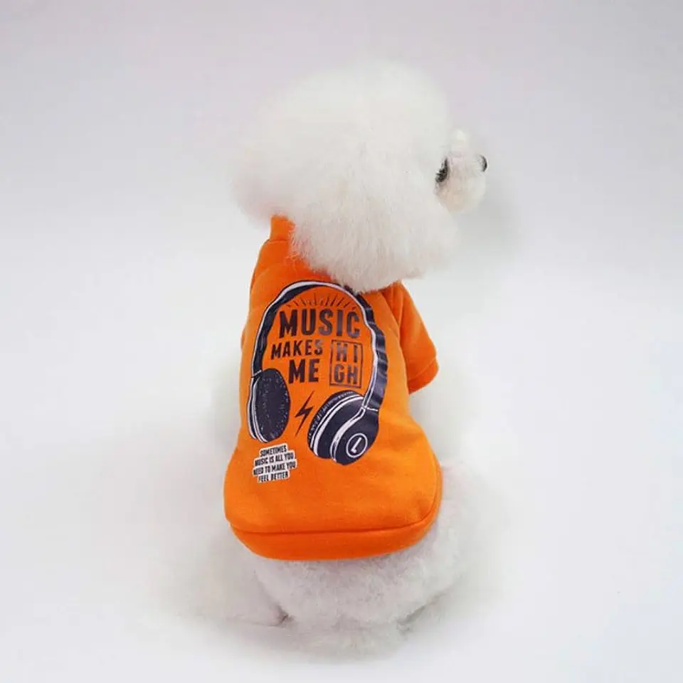POLERON POLAR MASCOTA RAZA MEDIANA, PEQUEÑA, CACHORRO (SOLO NARANJA) 4