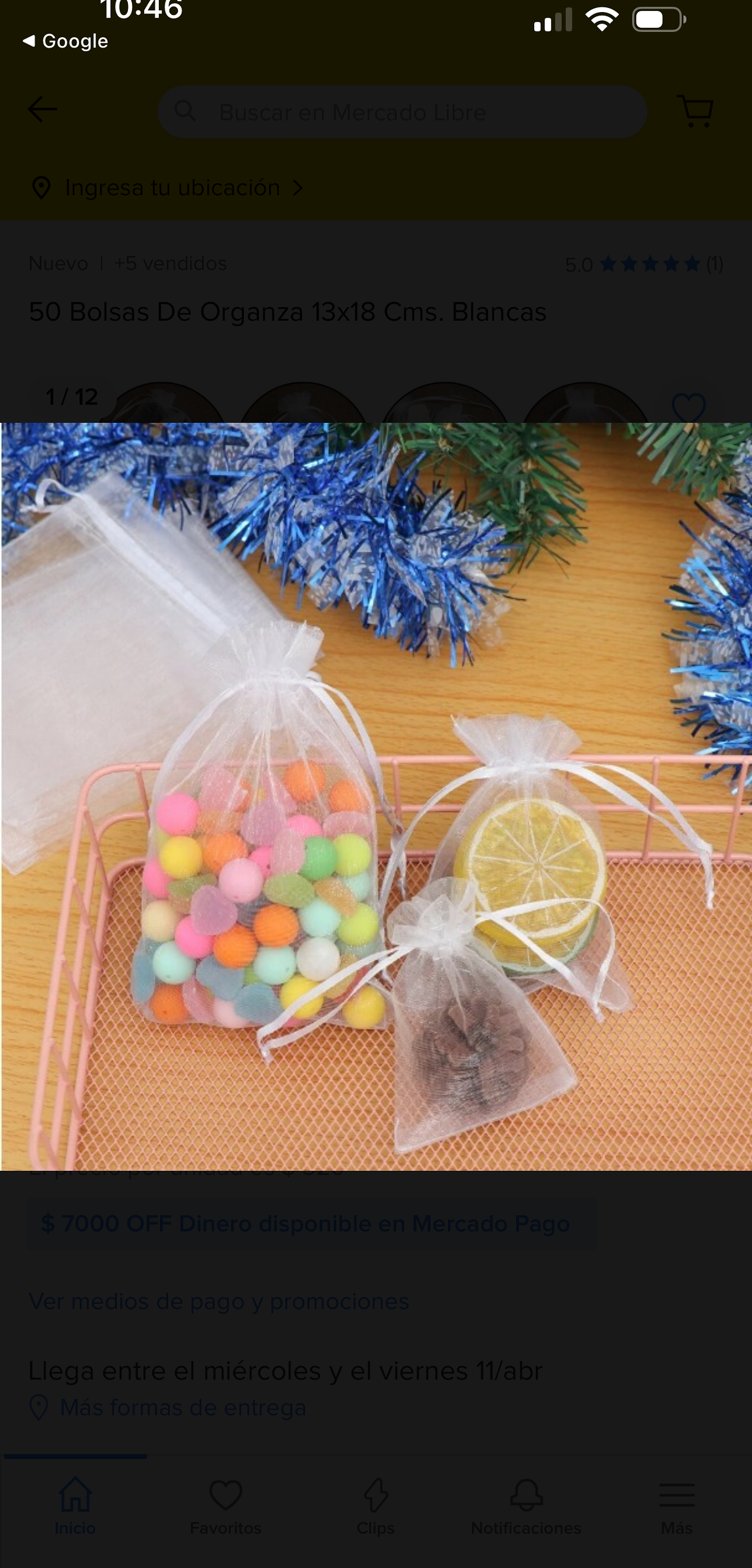 BOLSA DE ORGANZA 13x18CM PAQUETE 100UNDS 3