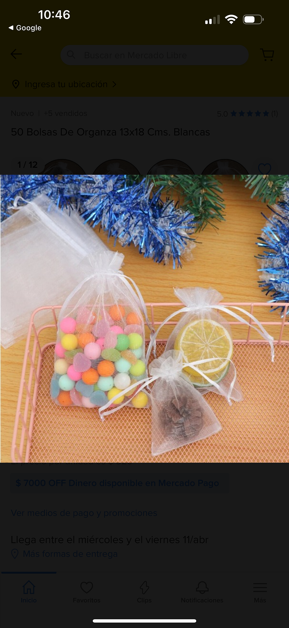 BOLSA DE ORGANZA 13x18CM PAQUETE 100UNDS 3