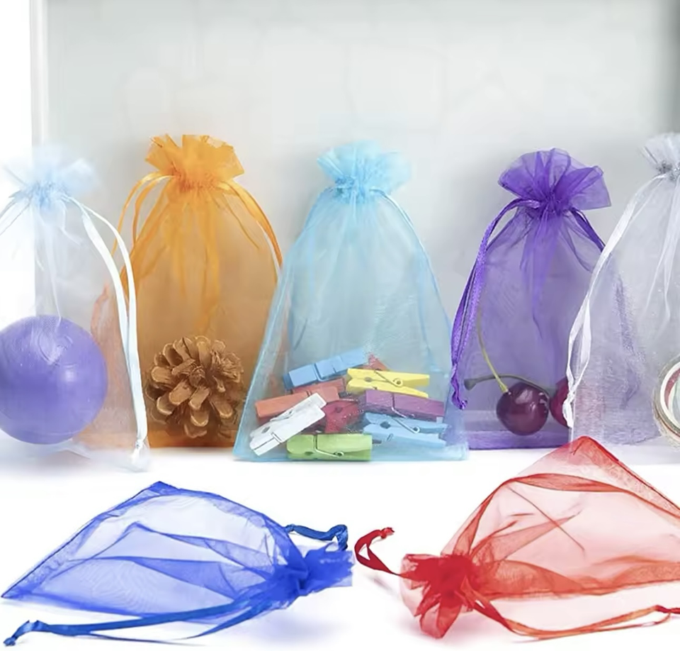 BOLSA DE ORGANZA 11x16CM PAQUETE 100UNDS 3