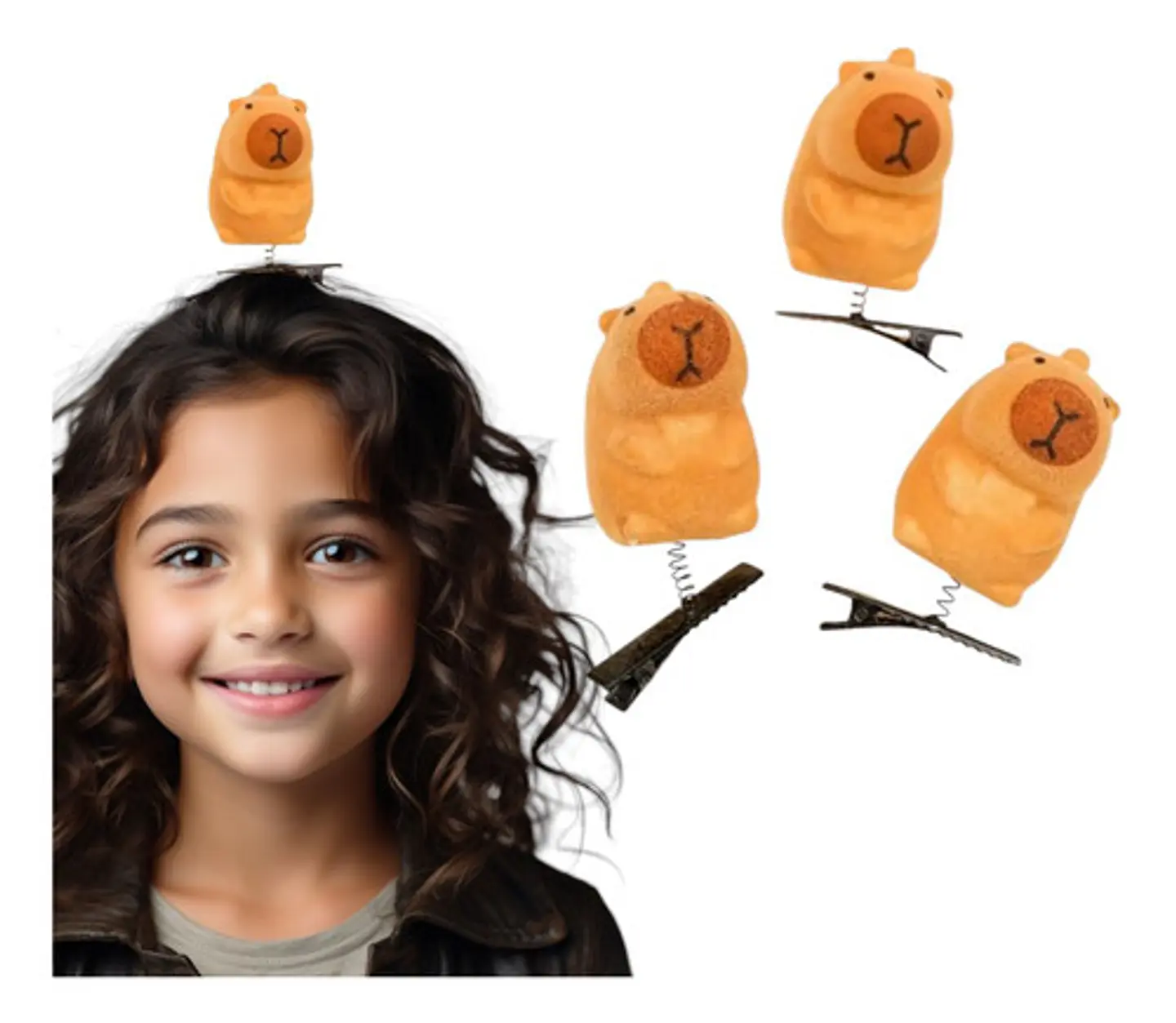 PINCHES CAPYBARA PARA CABELLO BOLSA 50 UNDS 1