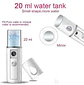 VAPORIZADOR FACIAL PORTÁTIL CON ESPEJO USB - Miniatura 4