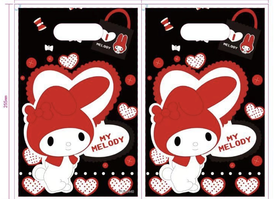 BOLSA DE DULCES DISEÑO 25.5x17CM PQT 10 BOLSITAS 7