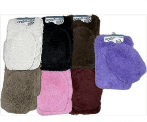 SET DE BAÑO PELUDO 3 PZS