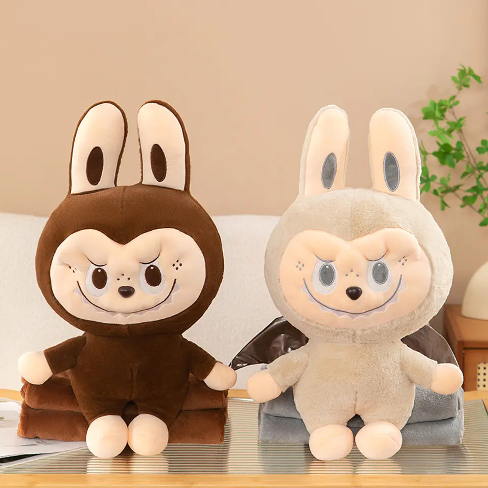 PELUCHE LABUBU 60CM + MANTA 180x105CM  2