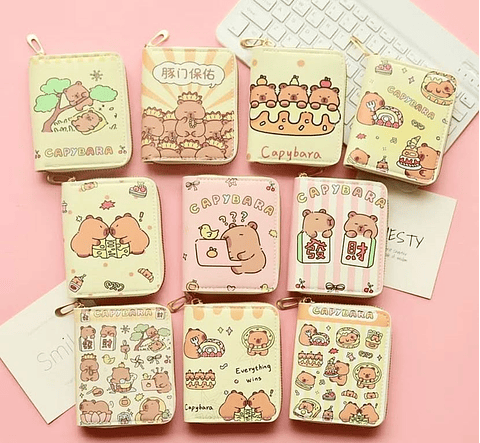 BILLETERA CAPYBARA 14x10CM