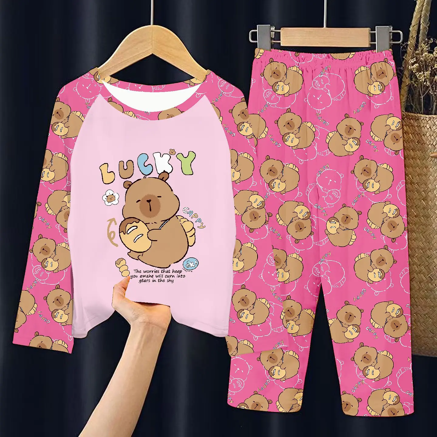 PIJAMA 2 PZS DE ALGODON CAPYBARA  1