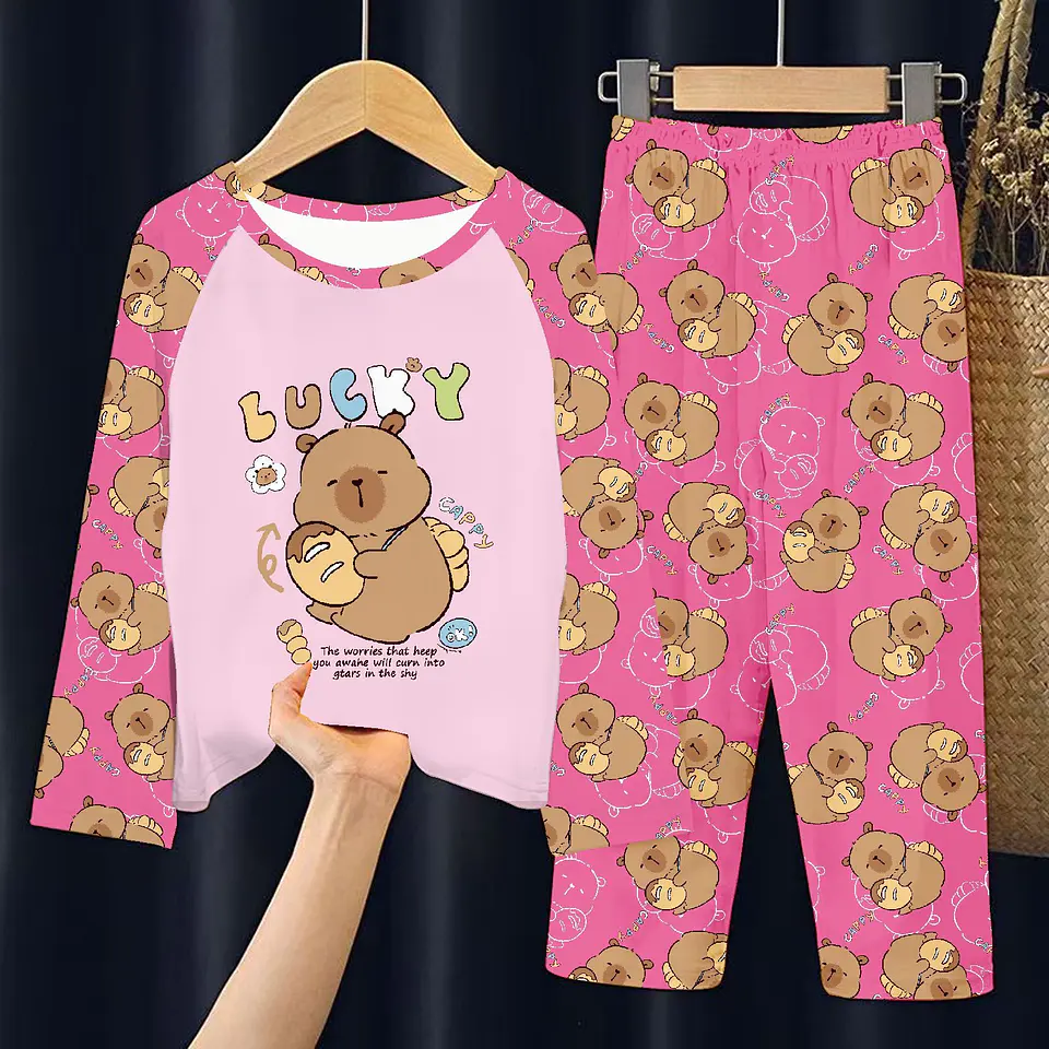 PIJAMA 2 PZS DE ALGODON CAPYBARA  1