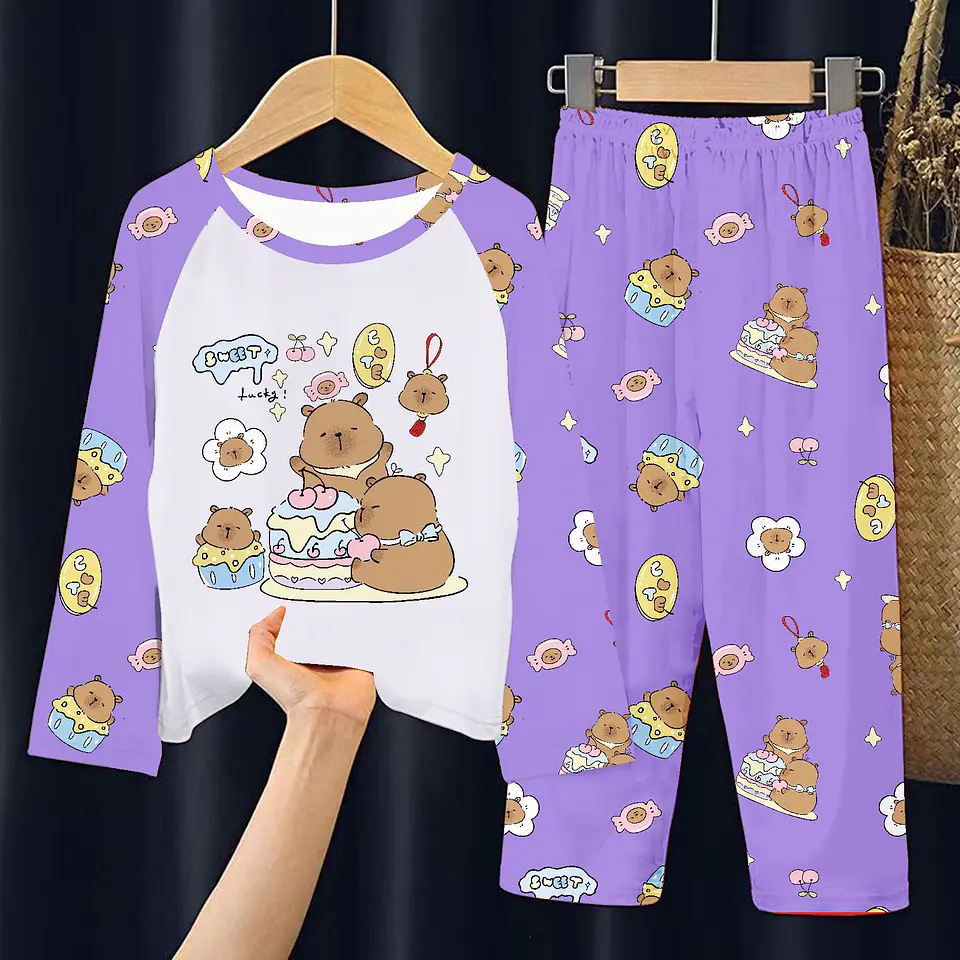 PIJAMA 2 PZS DE ALGODON CAPYBARA  3