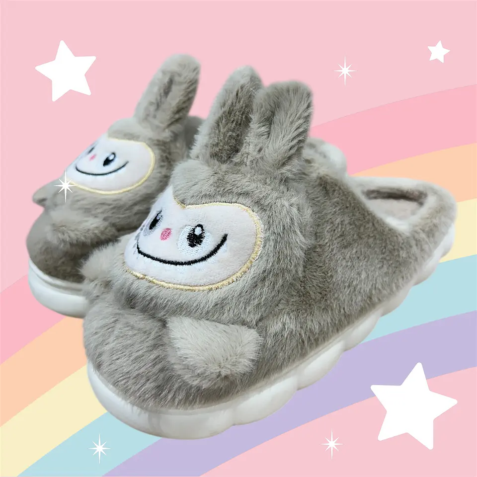 PANTUFLA PELUCHE LABUBU ADULTO TALLA 36/37 38/39 40/41 4