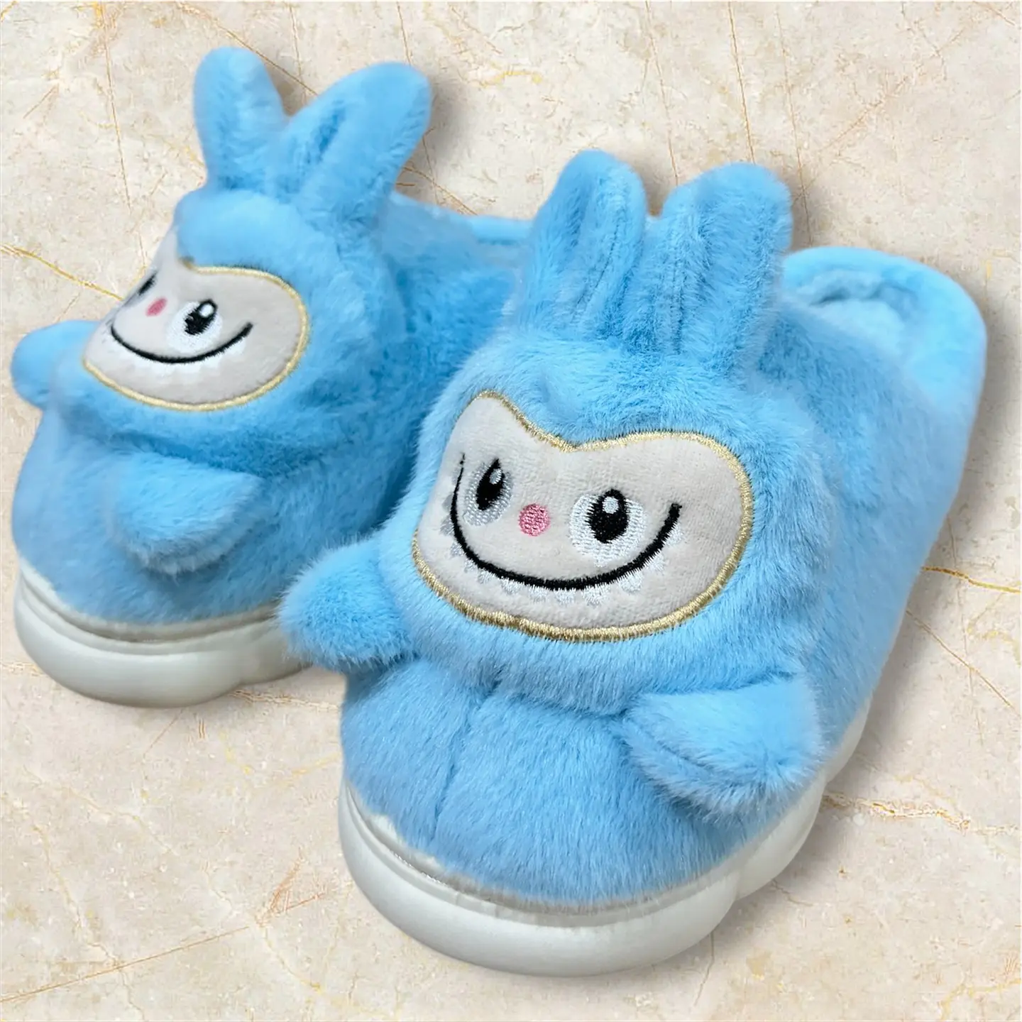 PANTUFLA PELUCHE LABUBU ADULTO TALLA 36/37 38/39 40/41 1