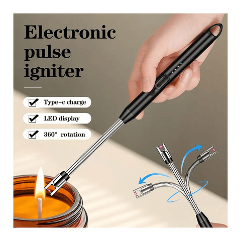 CHISPERO ELÉCTRICO FLEXIBLE 360 RECARGABLE USB